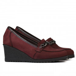 Dame casual sko 6011 bufo bordo