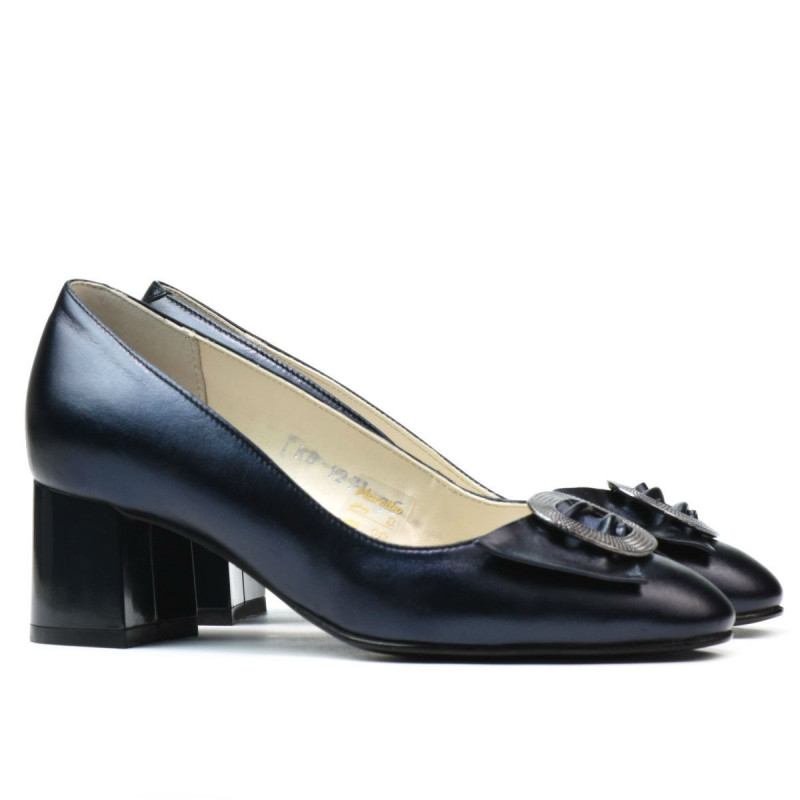 Elegant sko dame 1274 indigo perlemor