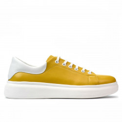 Damesneakers 6008 gul kombineret