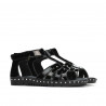 Småbørns sandaler 66c sort lak