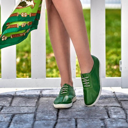 Dame loafers 688 frisk grøn