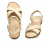 Damesandaler 5063 beige