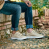 Herresportssko 893sc beige velcro