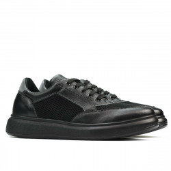 Herresko casual/sport 906 sort kombineret