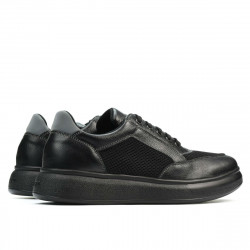 Herresko casual/sport 906 sort kombineret