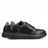 Herresko casual/sport 906 sort kombineret