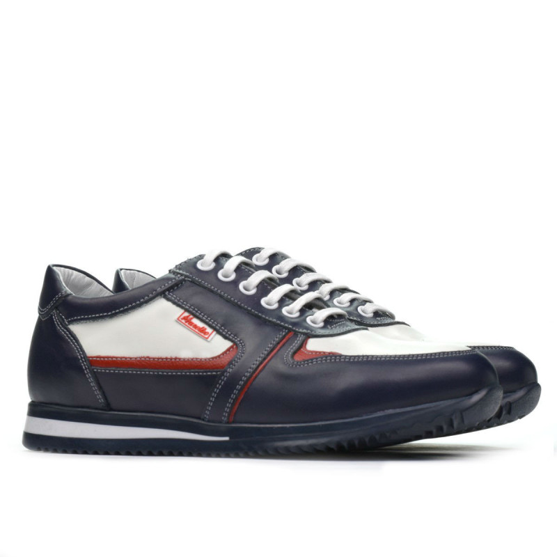 Teenager sportssko 377 indigo+hvid