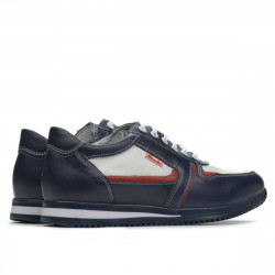 Teenager sportssko 377 indigo+hvid