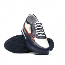 Teenager sportssko 377 indigo+hvid