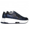 Damesportssko 6019 indigo perlemønskombination