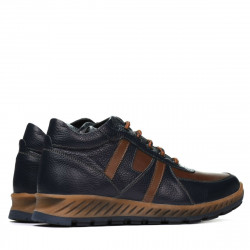 Herrestøvler 4120 indigo+brun