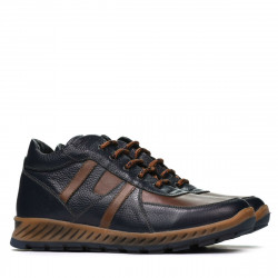 Herrestøvler 4120 indigo+brun