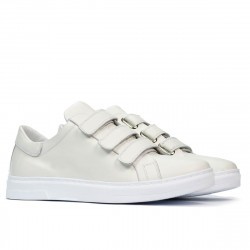 Herresportssko 893sc hvid velcro