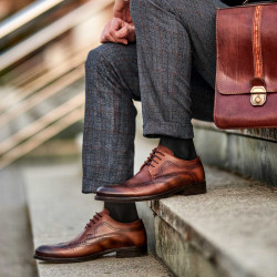 Elegante herresko 907 a brun lifestyle