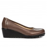 Dame casual sko 6021 cappuccino