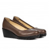 Dame casual sko 6021 cappuccino