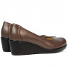 Dame casual sko 6021 cappuccino