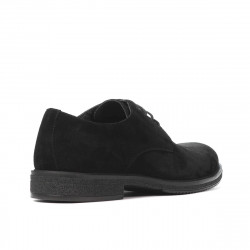 Casual/elegante sko til mænd 918 sort velour