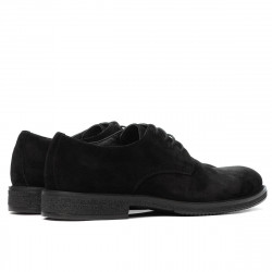 Casual/elegante sko til mænd 918 sort velour