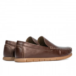 Herresko moccasiner 912 brun