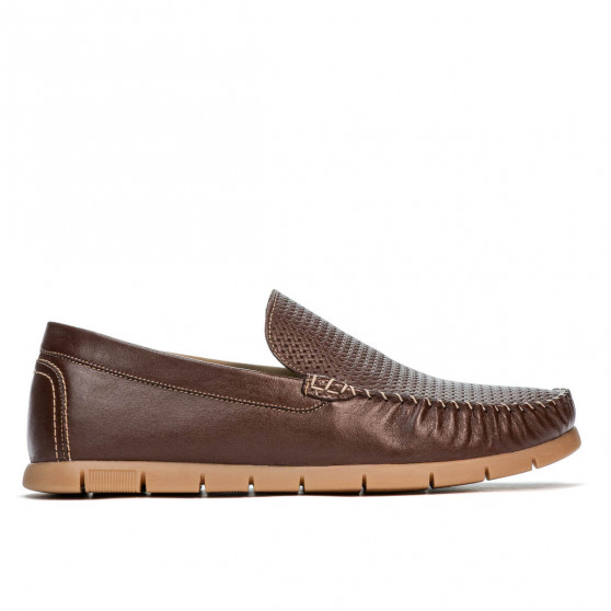 Herresko moccasiner 912 brun