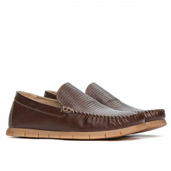 Herresko moccasiner 912 brun