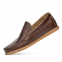 Herresko moccasiner 912 brun