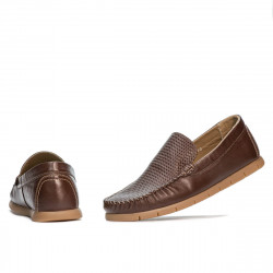 Herresko moccasiner 912 brun