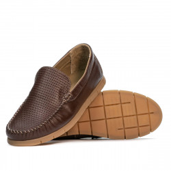 Herresko moccasiner 912 brun