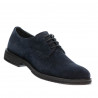 Sko casual/elegante mænd 918 indigo ruskind