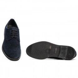 Sko casual/elegante mænd 918 indigo ruskind