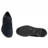 Sko casual/elegante mænd 918 indigo ruskind