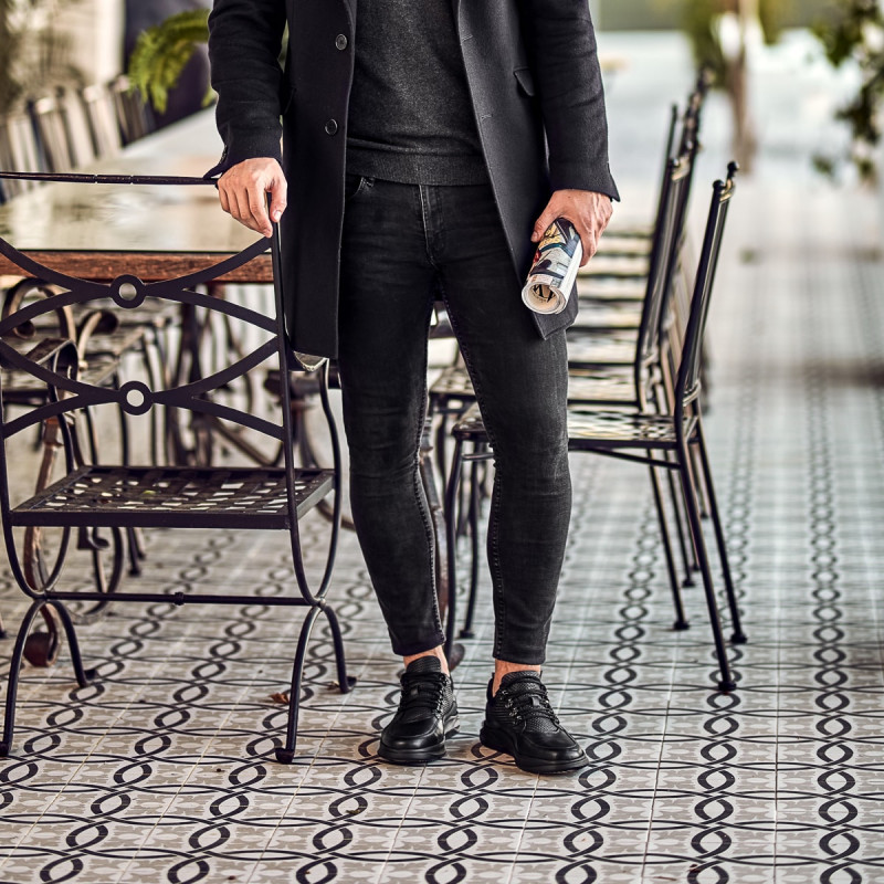 Casual/sport sko herre 917 sort lifestyle