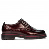 Dame casual sko 6025 lak bordeaux