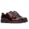 Dame casual sko 6025 lak bordeaux