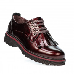 Dame casual sko 6025 lak bordeaux