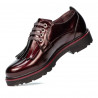 Dame casual sko 6025 lak bordeaux