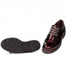 Dame casual sko 6025 lak bordeaux