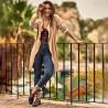 Dame casual sko 6020 lak bordeaux