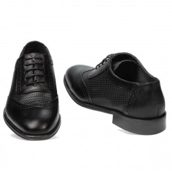 Elegante herresko 922 sort kombineret