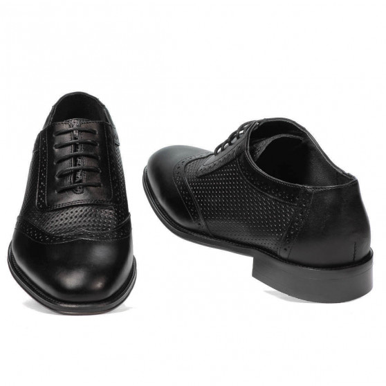 Elegante herresko 922 sort kombineret