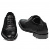 Elegante herresko 922 sort kombineret