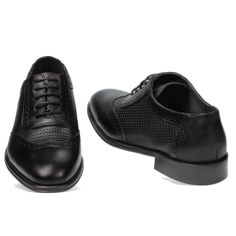 Elegante herresko 922 sort kombineret
