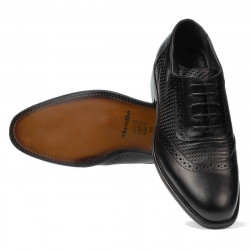Elegante herresko 922 sort kombineret