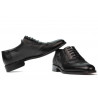 Elegante herresko 922 sort kombineret