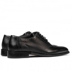 Elegante herresko 922 sort kombineret