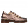 Dame casual sko 6026 kobber