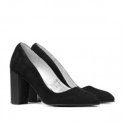 Elegant dame sko 1278 sort antilope