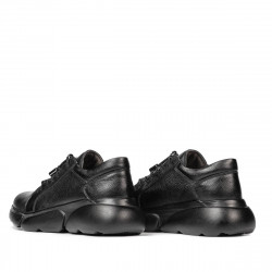Dame casual sko 6032 sort