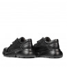 Dame casual sko 6032 sort